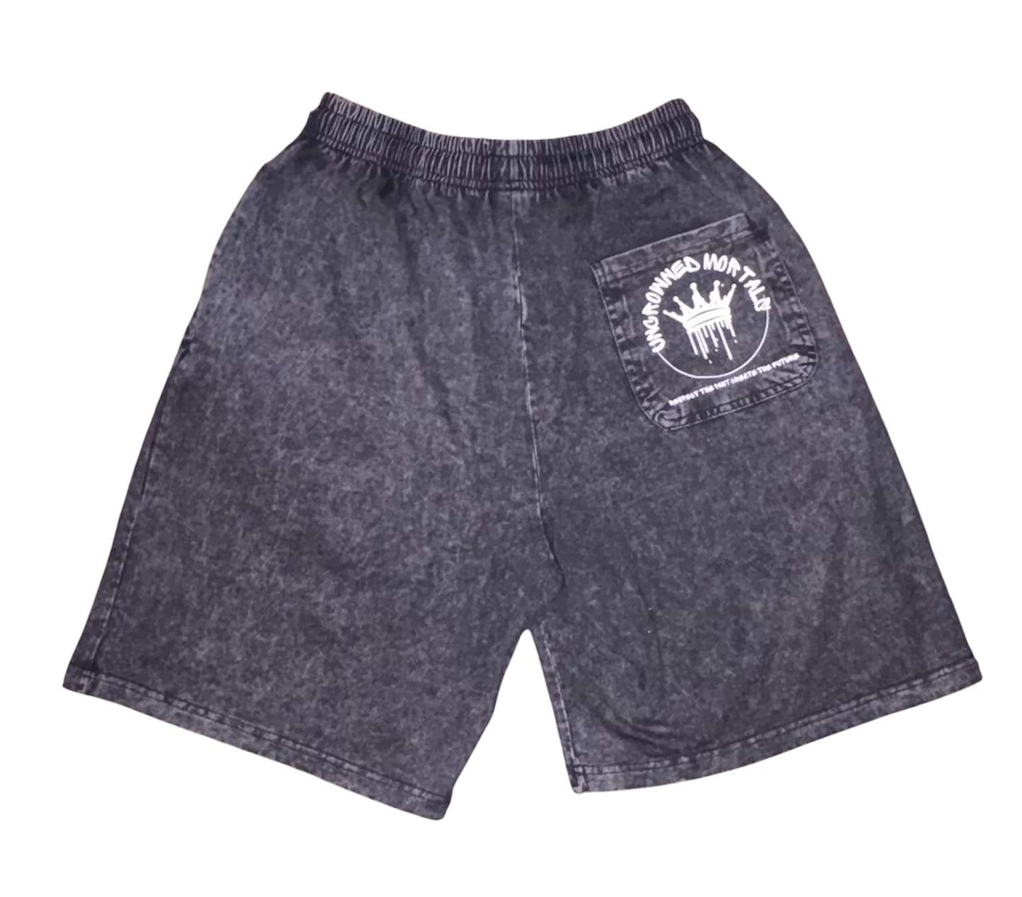 ACID wash shorts (black)