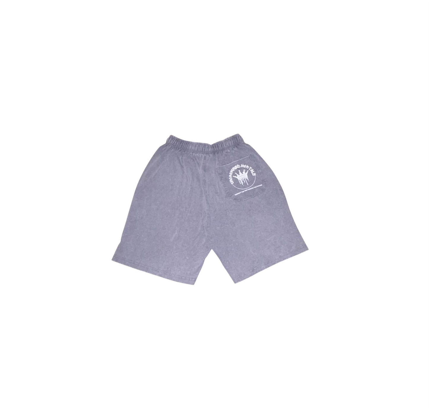 ACID wash shorts (GREY)